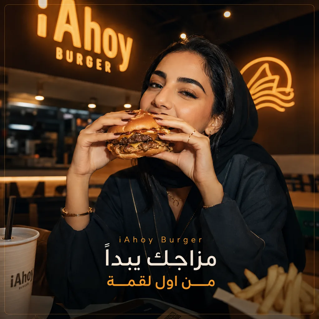 iAhoy Burger — مزاجك يبدأ من أول لقمة، محتوى داخل المطعم
